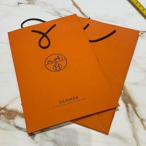 Hermes shopping bag bundle 2